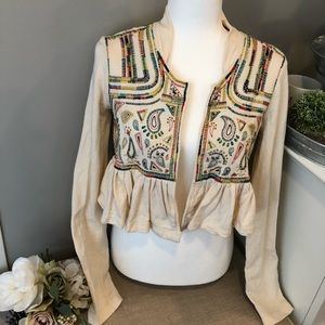 LILKA “Valle” embroidered jacket by Anthropologie